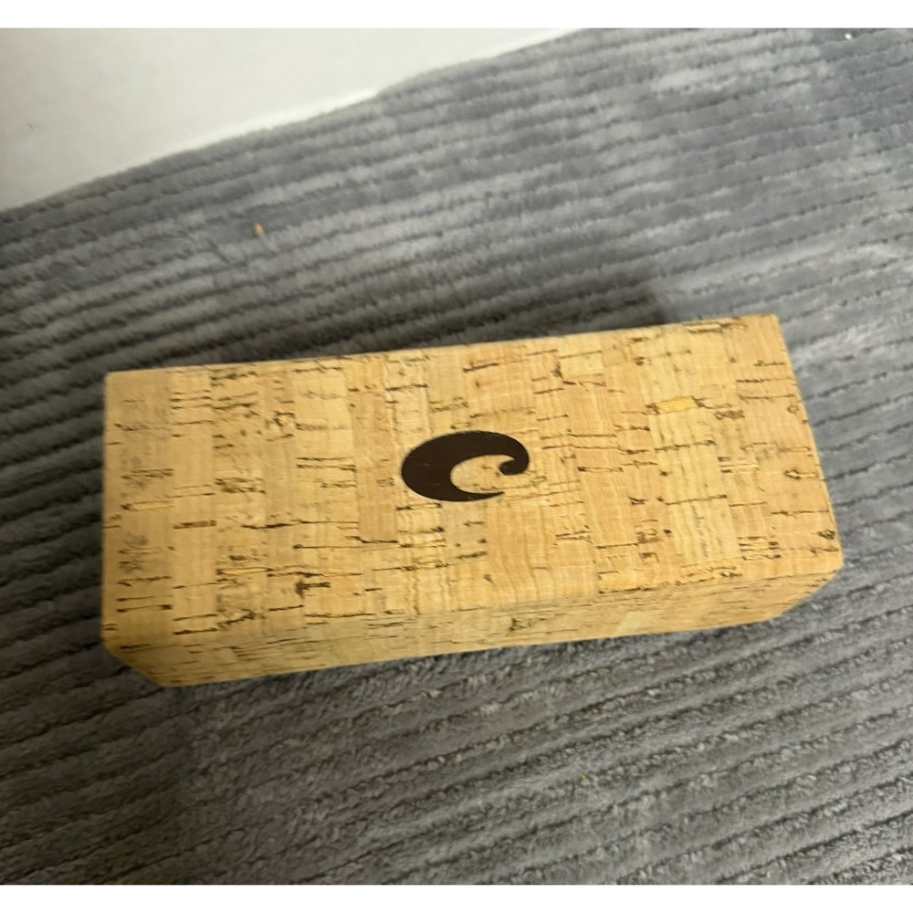 COSTA Del Mar Cork Sunglasses Case & Fabric Pouch No Glasses